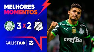 RONY FAZ GOLAÇO DA VITÓRIA DE COBERTURA E VEIGA CRAVA DUAS VEZES PALMEIRAS 3X2 INTER DE LIMEIRA [upl. by Cloe]