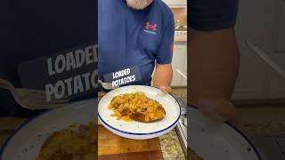 Loaded Potatoes shorts potato loadedpotato delicious seafood [upl. by Aniraz171]