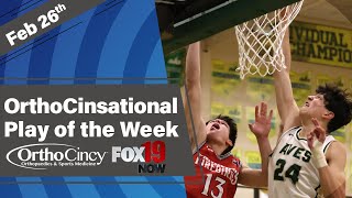 Orthocinsational Play of the Week Sycamores Raleigh Burgess with big jam in win [upl. by Gimpel]