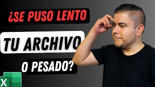 Optimizar un archivo de Excel que está Lento o Pesado  Estadísticas y Rendimiento de Check [upl. by Bulley71]