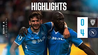 Highlights  Cagliari  Napoli 04  Serie A  4ª giornata [upl. by Vivle]