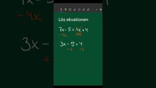 Ekvationer  enkelt förklarat [upl. by Apur]