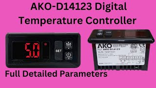 AKOD14123 Digital control Full Detailed Parameters AkoHindiDigital [upl. by Goff]