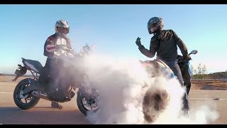 City Bike Shootout BMW C600 Sport vs Honda NC700X vs Kawasaki Versys  On Two Wheels [upl. by Oam]