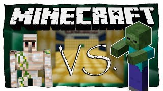 EISENGOLEM VS GIANTS  Minecraft Eisengolem vs Monster • 15 [upl. by Odelia910]