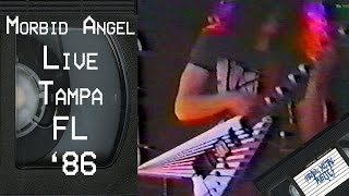 MORBID ANGEL Live in Tampa FL May 25 1986 FULL CONCERT [upl. by Bang848]