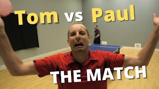 Tom vs Paul Drinkhall  The Match [upl. by Anilehcim211]