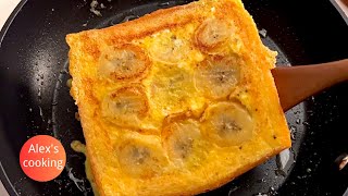 🥪2 easy bread recipes🔝Delicious and quick breakfast‼️ [upl. by Abramo952]