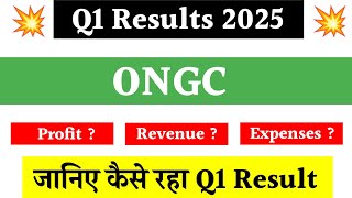 ONGC Q1 Results 2025  ONGC Share News  Stock Market News [upl. by Rebmak282]