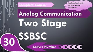 Two Stage SSBSC Modulator  Basics Working Circuit amp Importance  Analog Communication [upl. by Llewop]