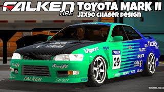 Falken Toyota Mark II JZX90 Chaser Design  Car Parking Multiplayer [upl. by Paget]