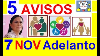 AVISOS BIENESTAR Y 7 NOVIEMBRE INICIAL PAGOS ADELANTO 2 MESES PENSION Y AYUDAS BIENESTAR EN ACAPULCO [upl. by Ketty]