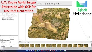 UAV Drone Aerial Image Processing with GCP for GIS Data Generation in Agisoft Metashape [upl. by Adnhoj473]