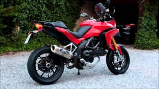 Ducati Multistrada 1200s full Termignoni Sound Check FLAMES [upl. by Rainwater374]