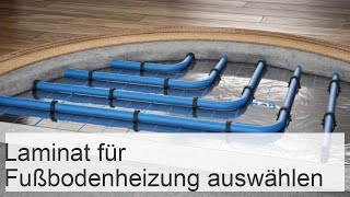 Elektrische Fußbodenheizung unter Laminat Wahl für Wasserböden [upl. by Eisenberg931]