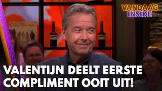 Zien om te geloven Valentijn Driessen deelt voor het eerst een compliment uit  VANDAAG INSIDE [upl. by Elbertina]