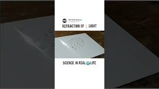 Refraction of Light  Science Experiment science experiment light reflection [upl. by Eladnor10]