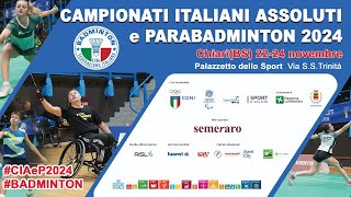 Conferenza Stampa Campionati Italiani Assoluti e Para Badminton 2024 [upl. by Eudora]