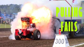 Tractor Pull Fails Truck Pull Fails Compilation [upl. by Emelia]