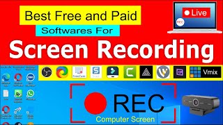 Free and Paid Screen recording software What is the best Screen Recording Software for PC [upl. by Dinsdale]