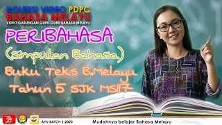 Peribahasa  Bahasa Melayu Tahun 5  Buku Teks MS117 SJKC [upl. by Buttaro653]