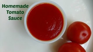 How to make Easy Healthy Homemade Tomato Sauce  Tomato Ketchup [upl. by Alrrats385]