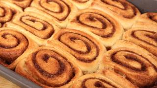 Homemade Cinnamon Rolls Recipe  Laura Vitale  Laura in the Kitchen Episode 300 [upl. by Marita722]