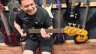 Samick LB11BK 4String Electric Bass Guitar [upl. by Chaille]