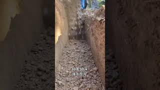 Diesel trencher Dirt road trencher Agricultural trencher Vineyard trencher 30 width part 34 [upl. by Aimas]