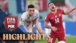 Serbia vs Switzerland Highlights  2022 FIFA World Cup [upl. by Harimas]