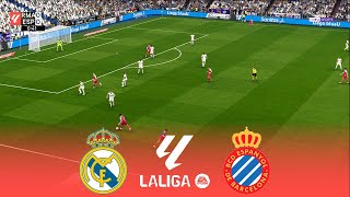 LIVE 🔴 REAL MADRID vs ESPANYOL  La Liga EA SPORTS 20242025 Espana  eFootball Gameplay [upl. by Nichole]