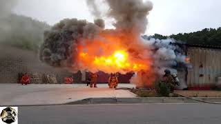 Backdraft Training South Korea [upl. by Iinde]