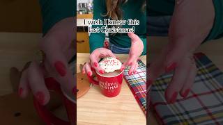 Make frozen whipped cream hot cocoa toppers for the ultimate holiday treat cocoa Christmas [upl. by Anahahs]