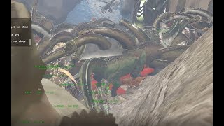 Ark Official Pvp BLDX Wiping Thai Megatribe CHZ and BK [upl. by Alim611]