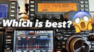 Yaesu FTDX10 vs Elecraft KX3  How do they compare [upl. by Ahsiatal]