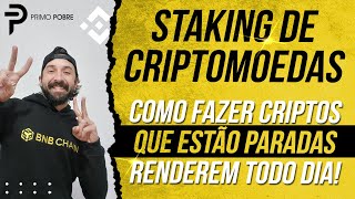 STAKING DE CRIPTOMOEDAS I O que é Como fazer Quanto rende Como fazer STAKING NA BINANCE [upl. by Argyle]