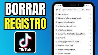 BORRAR el REGISTRO de ACTIVIDAD de Tiktok De Una Vez [upl. by Hael]