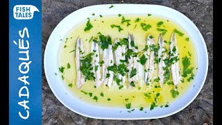 Boquerones  Spanish tapas how to make anchovies in vinegar [upl. by Amias]