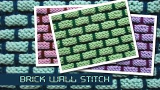 Brick Wall Stitch  3D effect [upl. by Dnomar]