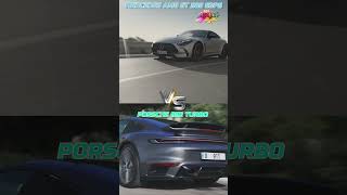 MERCEDES AMG GT 63 585PS VS PORSCHE 992 TURBO ACCELERATION 0250 shorts automobile [upl. by Obola919]