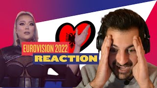 EUROVISION 2022 🇦🇱 ALBANIA REACTION  RONELA HAJATI  SEKRET 💥💥 [upl. by Etnuaed]