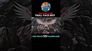 TALONFLAME VS MOLTRES  TALONFLAME TROLL FACE EDIT shortfeed pokemon viralshorts viral shorts [upl. by Arbba]