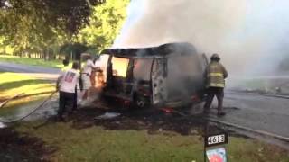 Stonewall VFD vehicle fire Stonewall Mississippi [upl. by Lorenzo860]