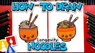 How To Draw Longevity Noodles [upl. by Cirded]