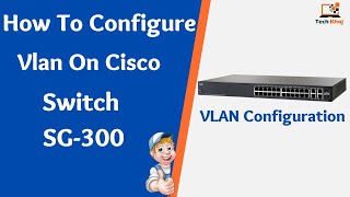 How To Configure VLan On Cisco Switch SG300 28Port [upl. by Nicram881]