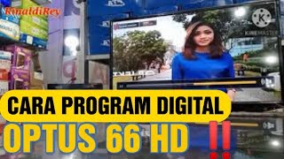 TUTORIAL CARA PROGRAM DIGITAL OPTUS 66 HD ‼️ [upl. by Annayk]