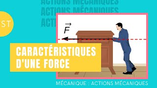 2 Caractéristiques dune force  Animation Physique  Physics Animation [upl. by Nagard]