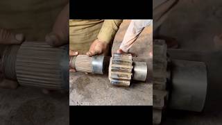 ProLevel Techniques💪 How to Repair a Broken Dozer Drive Gear restoration mechanical [upl. by Burkhart]