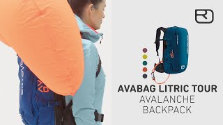 AVABAG LiTRIC TOUR avalanche backpack English  ORTOVOX [upl. by Kurth]