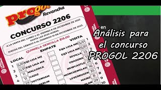 Progol 2206  Análisis completo [upl. by Seymour]